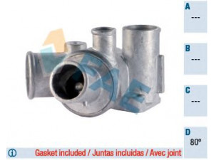 FAE 5335880 termostatas, aušinimo skystis 
 Aušinimo sistema -> Termostatas/tarpiklis -> Thermostat
60812296, 46431723