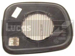 LUCAS ELECTRICAL LR-0022 veidrodėlio stiklas, stiklo elementas 
 Kėbulas -> Langai/veidrodėliai -> Veidrodėlis