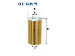 FILTRON OE689/1 alyvos filtras 
 Techninės priežiūros dalys -> Techninės priežiūros intervalai