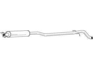 AKS DASIS SG53435 vidurinis duslintuvas