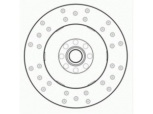 SACHS 1864 254 002 sankabos diskas