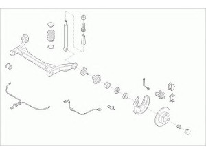 BOGE SEAT-AROSA-RB002 vairavimo mechanizmas; rato pakaba 
 Ašies montavimas/vairavimo mechanizmas/ratai -> Prekių paieška pagal schemą