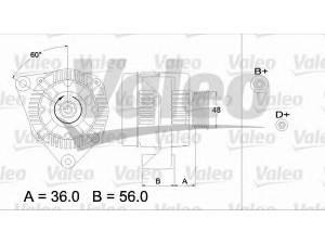 VALEO 436451 kintamosios srovės generatorius 
 Elektros įranga -> Kint. sr. generatorius/dalys -> Kintamosios srovės generatorius
0091540202, 0091544002, 009154400280
