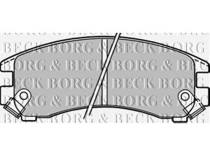 BORG & BECK BBP1223 stabdžių trinkelių rinkinys, diskinis stabdys 
 Techninės priežiūros dalys -> Papildomas remontas
41060-72A87, 41060-72A88, 4106058A86
