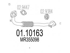 MTS 01.10163 išleidimo kolektorius 
 Išmetimo sistema -> Išmetimo vamzdžiai
MR355098