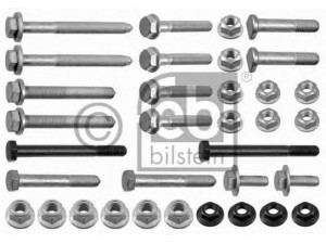 FEBI BILSTEIN 21497 montavimo komplektas, valdymo svirtis 
 Ašies montavimas/vairavimo mechanizmas/ratai -> Valdymo svirtis/pasukamosios svirties sujungimas -> Vairo trauklės (valdymo svirtis, išilginis balansyras, diago
KIT 01, KIT 01, KIT 01