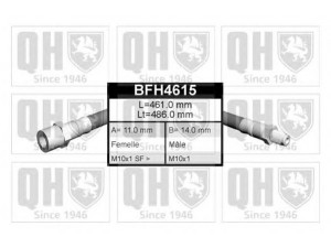 QUINTON HAZELL BFH4615 stabdžių žarnelė 
 Stabdžių sistema -> Stabdžių žarnelės
FBH 6429, 34 474 320