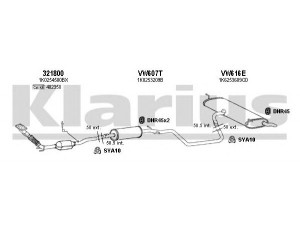 KLARIUS 930980U išmetimo sistema