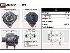 DELCO REMY DRB0004 kintamosios srovės generatorius 
 Elektros įranga -> Kint. sr. generatorius/dalys -> Kintamosios srovės generatorius
1400520, 1401948