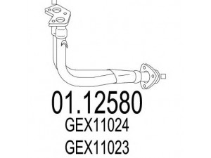 MTS 01.12580 išleidimo kolektorius 
 Išmetimo sistema -> Išmetimo vamzdžiai
GEX11023, GEX11024