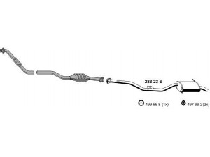 ERNST 020061 išmetimo sistema 
 Išmetimo sistema -> Išmetimo sistema, visa