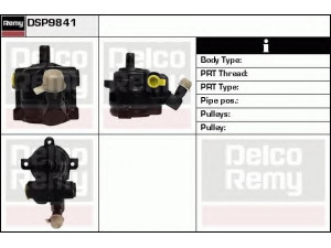 DELCO REMY DSP9841 hidraulinis siurblys, vairo sistema