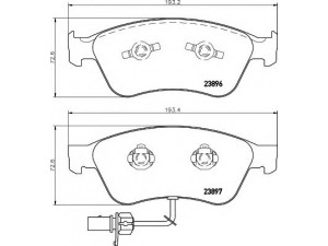 HELLA 8DB 355 009-211 stabdžių trinkelių rinkinys, diskinis stabdys 
 Techninės priežiūros dalys -> Papildomas remontas
4E0698151, 4E0698151A, 4E0698151J