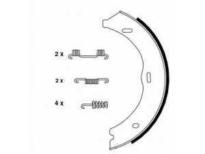 TEXTAR 91061900 stabdžių trinkelių komplektas, stovėjimo stabdis 
 Stabdžių sistema -> Rankinis stabdys
6394200220, A6394200220