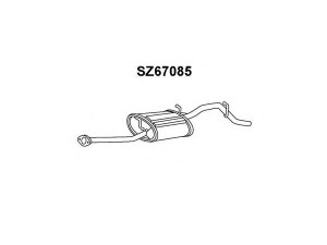 VENEPORTE SZ67085 galinis duslintuvas
1430072F00, 1430072F10, 14300M72F10