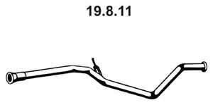 EBERSPÄCHER 19.8.11 išleidimo kolektorius 
 Išmetimo sistema -> Išmetimo vamzdžiai
1717.QO, 1717.T3