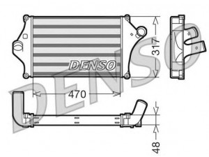 DENSO DIT45001 tarpinis suslėgto oro aušintuvas, kompresorius 
 Variklis -> Oro tiekimas -> Įkrovos agregatas (turbo/superįkrova) -> Tarpinis suslėgto oro aušintuvas
ML126012, ML126162, ML126012, ML126162