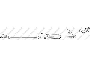 BOSAL 291-215 vidurinis duslintuvas 
 Išmetimo sistema -> Duslintuvas
18220-SB3-023, 18220-SB3-601, 18220-SB3-602