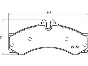 MINTEX MDB2795 stabdžių trinkelių rinkinys, diskinis stabdys 
 Techninės priežiūros dalys -> Papildomas remontas
2D0698151A, 2D0698151B, 0004237110