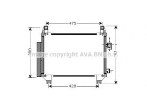 AVA QUALITY COOLING TO5407D kondensatorius, oro kondicionierius 
 Oro kondicionavimas -> Kondensatorius
884600D060, 884600D210