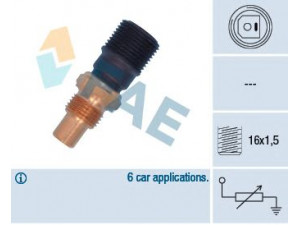 FAE 32625 siuntimo blokas, aušinimo skysčio temperatūra
4746856