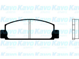 KAVO PARTS BP-4508 stabdžių trinkelių rinkinys, diskinis stabdys 
 Techninės priežiūros dalys -> Papildomas remontas