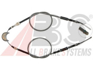 A.B.S. K10675 trosas, stovėjimo stabdys 
 Stabdžių sistema -> Valdymo svirtys/trosai
1627591, 6168202, 6169520