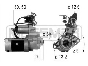 ERA 220200 starteris 
 Elektros įranga -> Starterio sistema -> Starteris
M2T66872, M2T66873, M2T67871, M2T67873