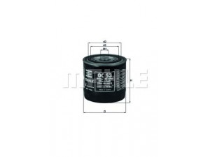 KNECHT OC 53 alyvos filtras 
 Filtrai -> Alyvos filtras
1498024, 5000187, A700X6714LA, 7984235