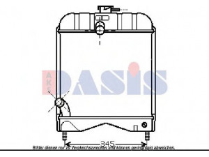 AKS DASIS 440264N radiatorius, variklio aušinimas