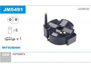 JANMOR JM5491 ritė, uždegimas 
 Kibirkšties / kaitinamasis uždegimas -> Uždegimo ritė
H3T03973