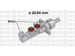 METELLI 05-0709 pagrindinis cilindras, stabdžiai 
 Stabdžių sistema -> Pagrindinis stabdžių cilindras
47201-09020, 47201-09350