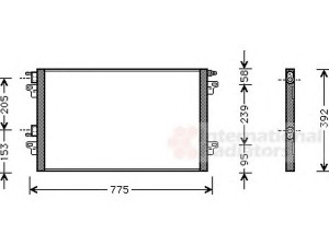 VAN WEZEL 43005280 kondensatorius, oro kondicionierius 
 Oro kondicionavimas -> Kondensatorius
8200008763, 8200152728