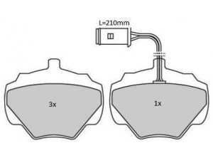 FREMAX FBP-1751 stabdžių trinkelių rinkinys, diskinis stabdys 
 Techninės priežiūros dalys -> Papildomas remontas
LR-032954, RTC-4519, RTC-5762, STC-1274