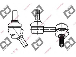 DJ PARTS DL1052 šarnyro stabilizatorius 
 Ašies montavimas/vairavimo mechanizmas/ratai -> Stabilizatorius/fiksatoriai -> Savaime išsilyginanti atrama
51320-S5A-003, 51320S5A003