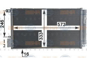 HELLA 8FC 351 310-581 kondensatorius, oro kondicionierius 
 Oro kondicionavimas -> Kondensatorius
505 1210 5, 505 2651 4