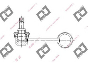 DJ PARTS DL1050 šarnyro stabilizatorius 
 Ašies montavimas/vairavimo mechanizmas/ratai -> Stabilizatorius/fiksatoriai -> Savaime išsilyginanti atrama
52320-S04-003, 52320S04003