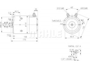 MAHLE ORIGINAL MM 132 elektrovariklis