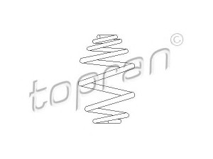 TOPRAN 207 596 spyruoklė 
 Pakaba -> Spyruoklės
04 24 394, 4 24 394, 90542932