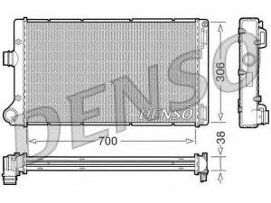 DENSO DRM09099 radiatorius, variklio aušinimas 
 Aušinimo sistema -> Radiatorius/alyvos aušintuvas -> Radiatorius/dalys
46739749, 46776301