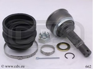 CDX 662 jungčių komplektas, kardaninis velenas 
 Ratų pavara -> Sujungimai/komplektas