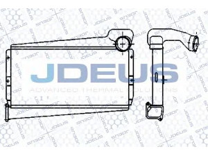 JDEUS 817B01 tarpinis suslėgto oro aušintuvas, kompresorius 
 Variklis -> Oro tiekimas -> Įkrovos agregatas (turbo/superįkrova) -> Tarpinis suslėgto oro aušintuvas
6555010001