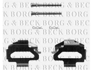 BORG & BECK BBK1125 priedų komplektas, diskinių stabdžių trinkelės 
 Stabdžių sistema -> Diskinis stabdys -> Stabdžių dalys/priedai
