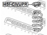 FEBEST HSI-CIVUPR spyruoklės dangtelis 
 Pakaba -> Spyruoklės
52691-SAA-000
