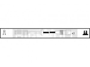 STANDARD OEF938 uždegimo laido komplektas 
 Kibirkšties / kaitinamasis uždegimas -> Uždegimo laidai/jungtys
Q 4 15 00 34