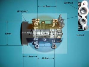 AUTO AIR GLOUCESTER 14-1202P kompresorius, oro kondicionierius 
 Oro kondicionavimas -> Kompresorius/dalys
2763000QAL, 7700273801, 8200315744