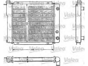 VALEO 810882 radiatorius, variklio aušinimas 
 Aušinimo sistema -> Radiatorius/alyvos aušintuvas -> Radiatorius/dalys
1300-D9, 1300-E5, 1300-G5, 1300-G6