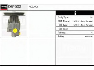 DELCO REMY DSP502 hidraulinis siurblys, vairo sistema 
 Vairavimas -> Vairo pavara/siurblys
1387286