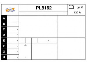 SNRA PL8162 kintamosios srovės generatorius