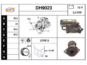 SNRA DH9023 starteris 
 Elektros įranga -> Starterio sistema -> Starteris
2810087316
